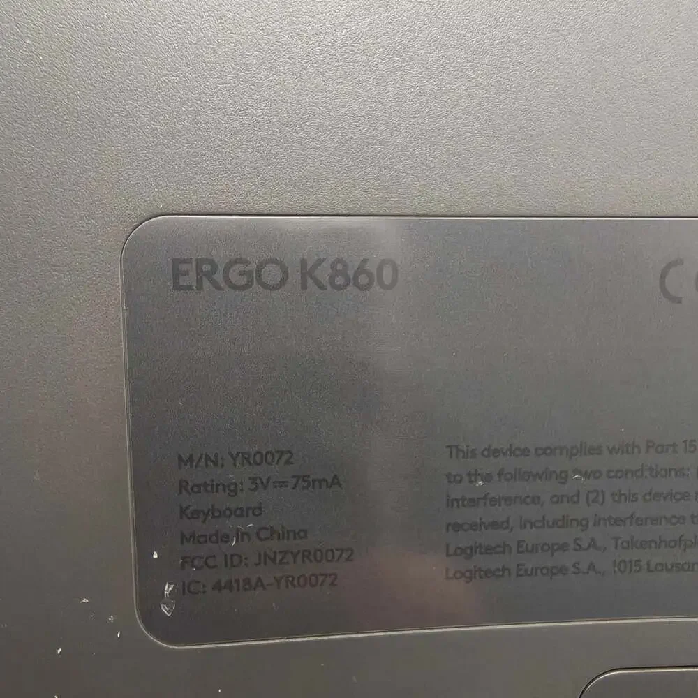 Logitech ERGO K860 Wireless Ergonomic Split Keyboard with USB Receiver
